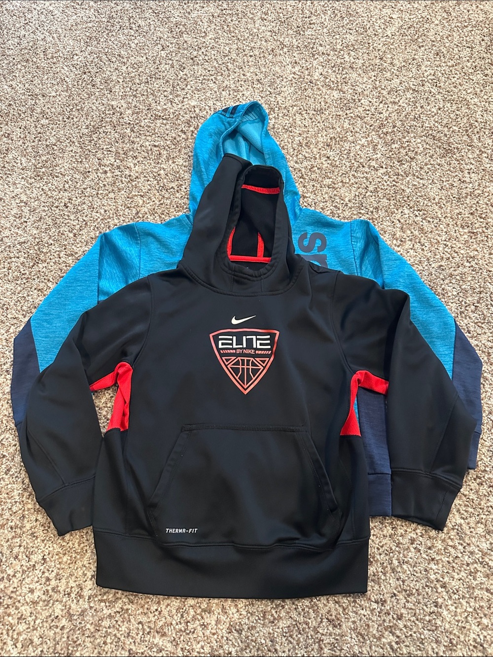 Nike & Adidas Boy's Logo Pull On Hoodies - Bundle of 2